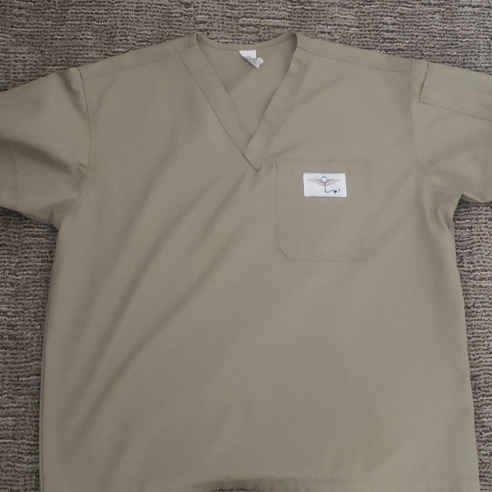 Aviator Scrub Top